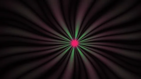 Abstract Pink Center Glowing Light Rays Spinning Radial Burst Background Stock Footage 344718608