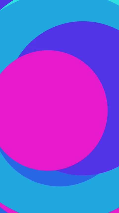 Abstract Pink Circle Animation on Gradient Background Stock Footage 327941739