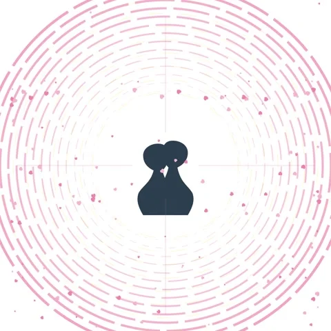 Abstract pink circle pattern animation for modern backgrounds and graphic d.. Stock Footage 344776942