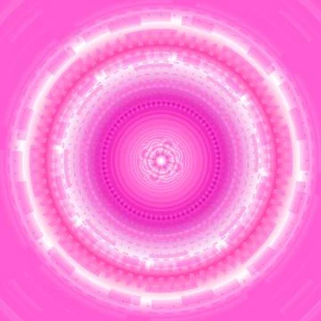 Abstract pink circle technical background Stock Illustration