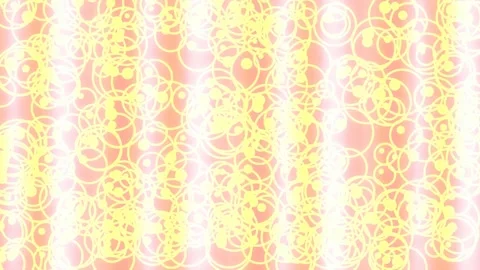 Abstract Pink Circles Background with White Bubbles and Light Effects Stock Footage 331717229