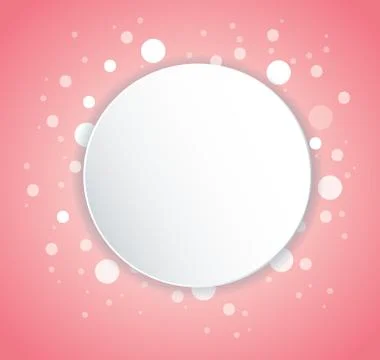 Abstract pink color Circle background Stock Illustration