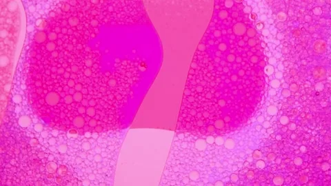 Abstract Pink Color Liquid Element Water Drops. Stock Footage 147995080