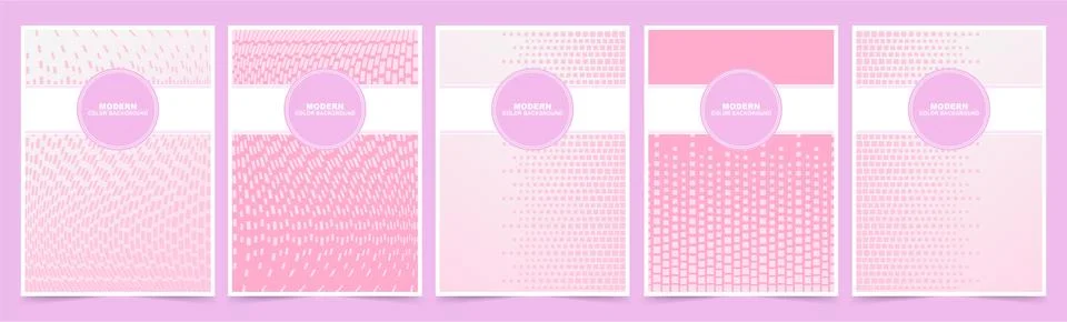 Abstract pink color pattern texture for book cover template Stock Illustration