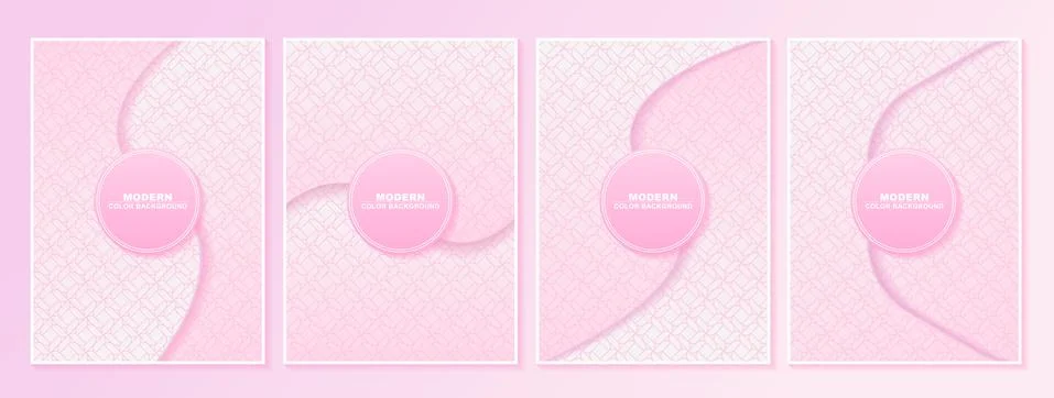 Abstract pink color pattern texture for book cover template Stock Illustration