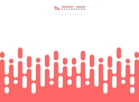 Abstract of pink color stripe patterns background. illustration vector eps10 Illustrazione stock