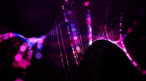 Abstract pink on dark background - Motion video background animation HD Stock Footage 67630701