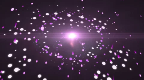 Abstract pink dots on a black background Stock-Footage 61469294
