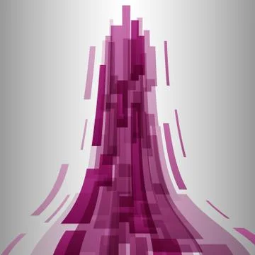 Abstract pink elements technology background Stock Illustration