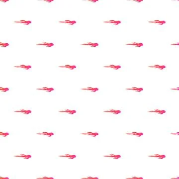 Abstract pink fish swimming creating seamless pattern Stock Illustration