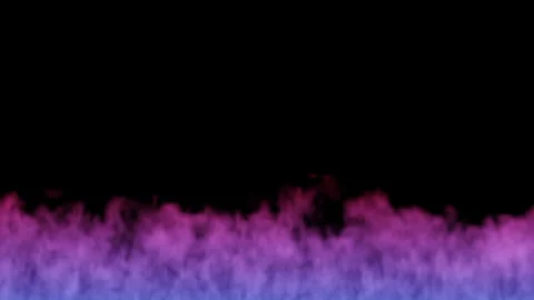 Abstract pink flame on a black background. Stock Footage