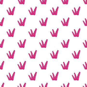 Abstract pink floral pattern seamless vector wallpaper 스톡 일러스트