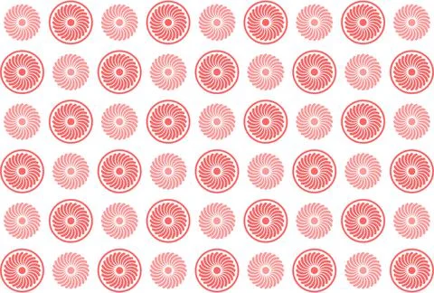 Abstract pink flowers seamless pattern Stock Illustration
