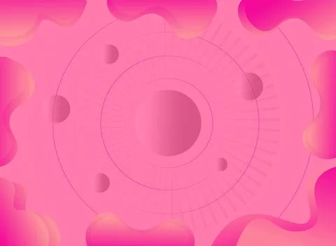 Abstract pink fluid background Stock Illustration