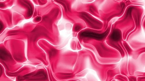 Abstract pink fluid texture with glossy light reflections Stock Footage 314173338