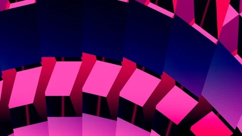 Abstract Pink Gears or Engine Moving Up and Down Endless Loop Video stock 113956979