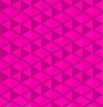Abstract pink geometric background from triangles. Vector Stock Illustration