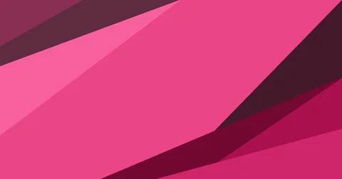 Abstract pink geometric layers backdrop for art banner concept Stock Illustration