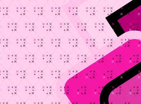 Abstract Pink Geometric Pattern Background With Retro Sparkle Texture And D.. Illustrazione stock