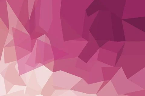 Abstract pink geometric pattern with triangles and polygons Stock Photos