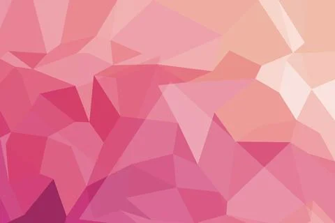 Abstract pink geometric pattern with triangular shapes Stock Photos