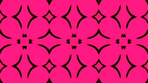 Abstract pink geometric seamless pattern background. Psychedelic Colorful bac Stock Illustration