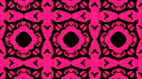 Abstract pink geometric seamless pattern background. Psychedelic Colorful bac Stock Illustration