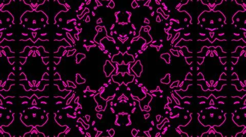 Abstract pink geometric seamless pattern background. Psychedelic Colorful bac Stock Illustration