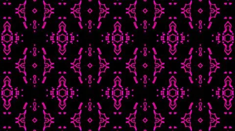 Abstract pink geometric seamless pattern background. Psychedelic Colorful bac Stock Illustration