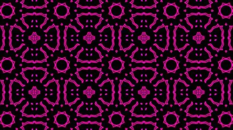 Abstract pink geometric seamless pattern background. Psychedelic Colorful bac Illustrazione stock