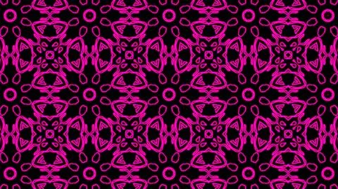 Abstract pink geometric seamless pattern background. Psychedelic Colorful bac Stock Illustration