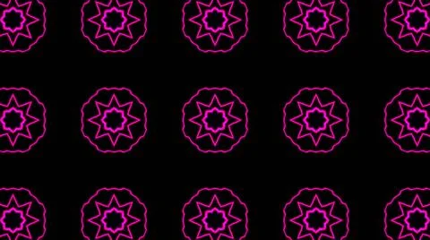 Abstract pink geometric seamless pattern background. Psychedelic Colorful bac Stock Illustration