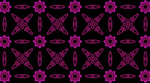 Abstract pink geometric seamless pattern background. Psychedelic Colorful bac Stock Illustration