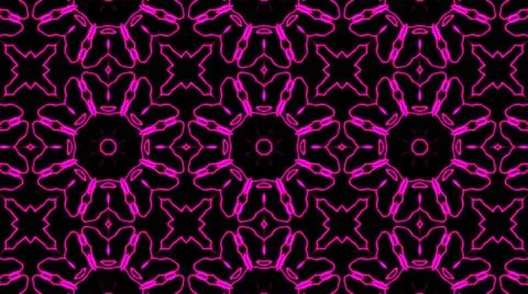 Abstract pink geometric seamless pattern background. Psychedelic Colorful bac Stock Illustration