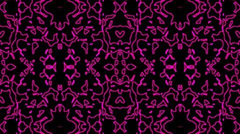 Abstract pink geometric seamless pattern background. Psychedelic Colorful bac Illustrazione stock