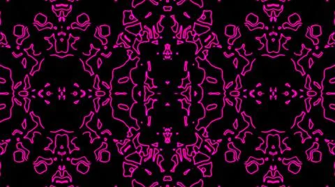 Abstract pink geometric seamless pattern background. Psychedelic Colorful bac Stock Illustration