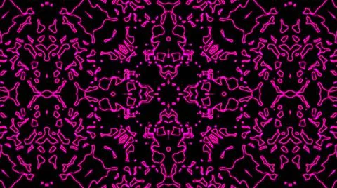 Abstract pink geometric seamless pattern background. Psychedelic Colorful bac Stock Illustration