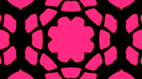 Abstract pink geometric seamless pattern background. Psychedelic Colorful bac Illustrazione stock