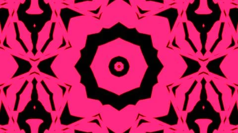 Abstract pink geometric seamless pattern background. Psychedelic Colorful bac Stock Illustration