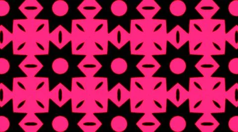 Abstract pink geometric seamless pattern background. Psychedelic Colorful bac Stock Illustration