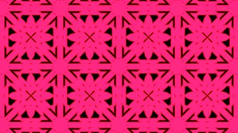 Abstract pink geometric seamless pattern background. Psychedelic Colorful bac Stock Illustration