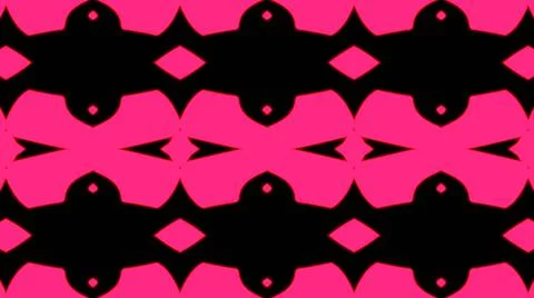 Abstract pink geometric seamless pattern background. Psychedelic Colorful bac Stock Illustration