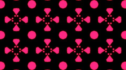 Abstract pink geometric seamless pattern background. Psychedelic Colorful bac Illustrazione stock