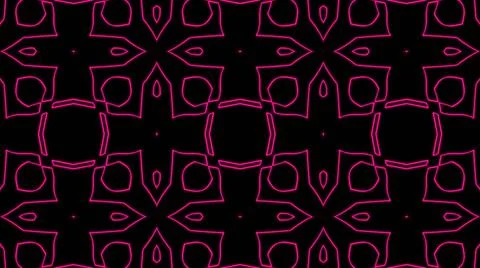 Abstract pink geometric seamless pattern background. Psychedelic Colorful bac Illustrazione stock