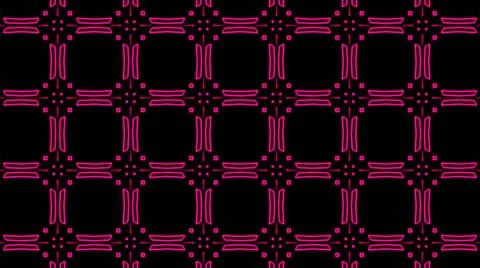 Abstract pink geometric seamless pattern background. Psychedelic Colorful bac Stock Illustration