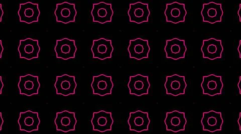 Abstract pink geometric seamless pattern background. Psychedelic Colorful bac Stock Illustration