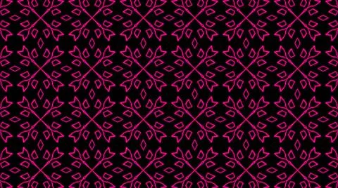 Abstract pink geometric seamless pattern background. Psychedelic Colorful bac 스톡 일러스트