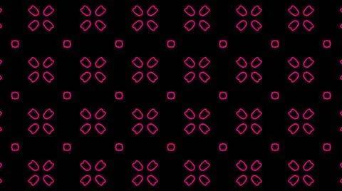 Abstract pink geometric seamless pattern background. Psychedelic Colorful bac Illustrazione stock