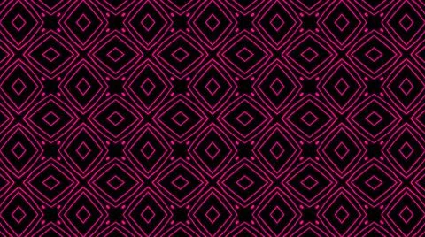 Abstract pink geometric seamless pattern background. Psychedelic Colorful bac Stock Illustration