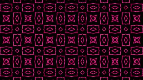 Abstract pink geometric seamless pattern background. Psychedelic Colorful bac Stock Illustration